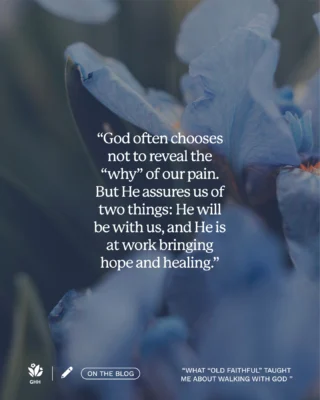 No matter where our unexpected turns take us, or how many changes in direction we make, one thing will always be true: God will use every step to bring us closer to Himself. 

Rochelle Traub shares what she’s learned from her walk with God in the latest blog! 

LINK IN BIO 

#GodHearsHer #GHH #BlogforWomen #Waiting #GodsFaithfulness #TrustGod
