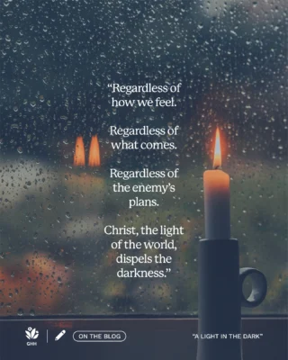 This little light of mine, I’m going to let it shine! 💡 

Check out this week’s blog from Regina Franklin that reminds us how God’s Word and promises will always be “the light unto our paths” (Psalm 119:105). 

LINK IN BIO 

#GodHearsHer #GHH #BlogforWomen #GodsLight