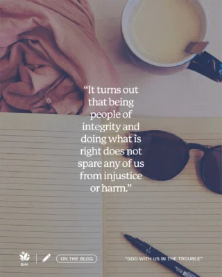 Jesus says, “In this world you will have trouble. But take heart! I have overcome the world.” (John 16:33). This week’s blog from author Marlena Graves will bring you comfort in Jesus’s reassurances and solace as you face life’s challenges. 

LINK IN BIO 

#GodHearsHer #GHH #BlogforWomen #MarlenaGraves #GodwithUs